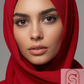 Signature Matte Square Scarf: Premium Chiffon