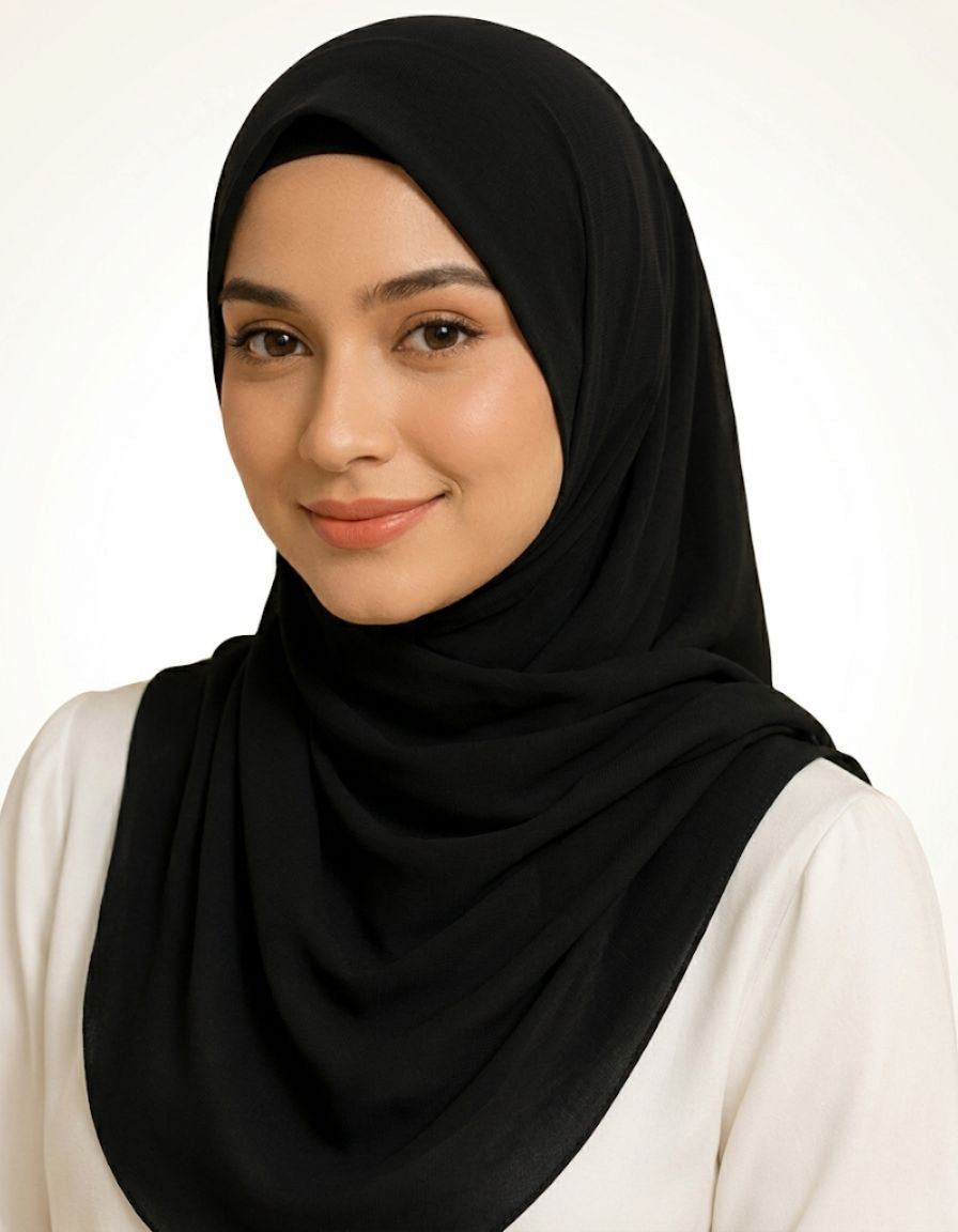 Premium Solid  Square Hijabs
