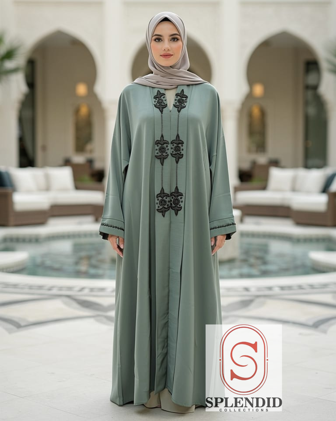 Splendid Royal Crepe Abaya