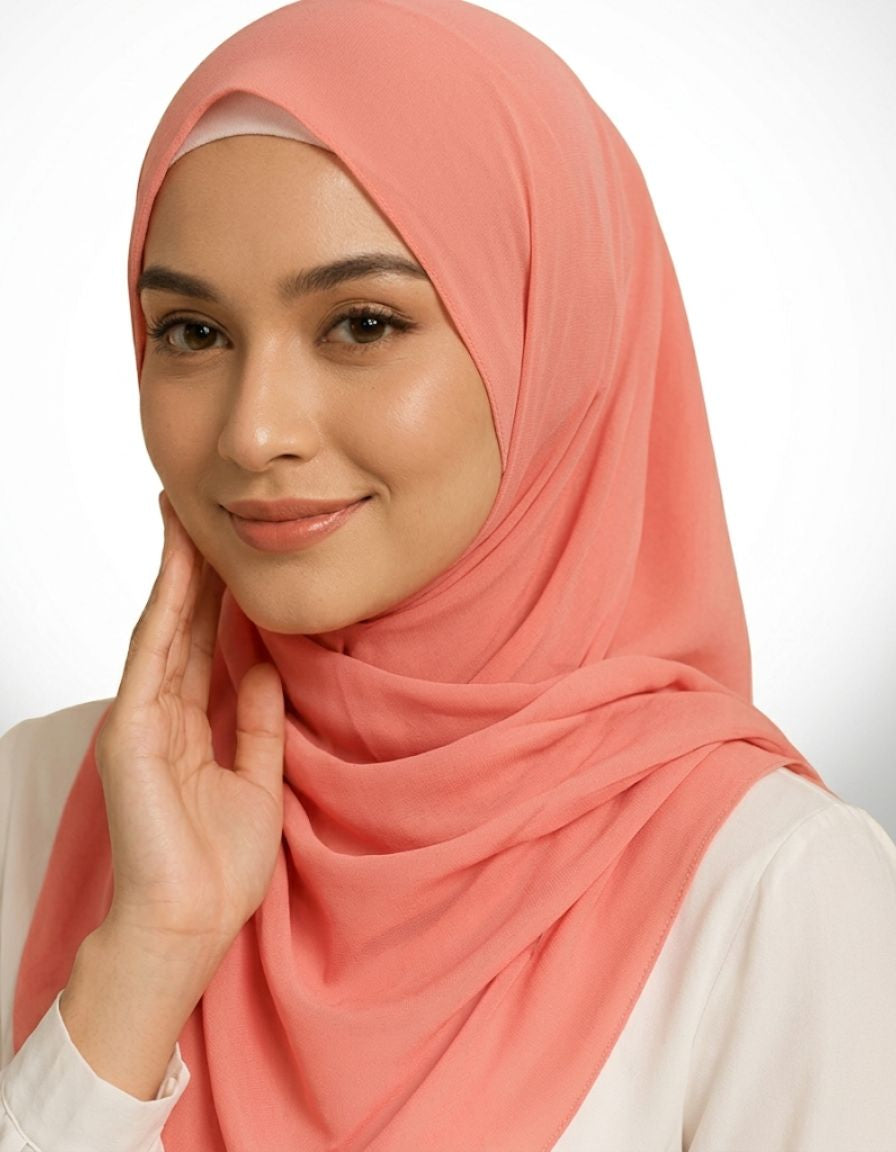 Premium Solid  Square Hijabs