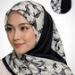 Printed Chiffon Square Hijab