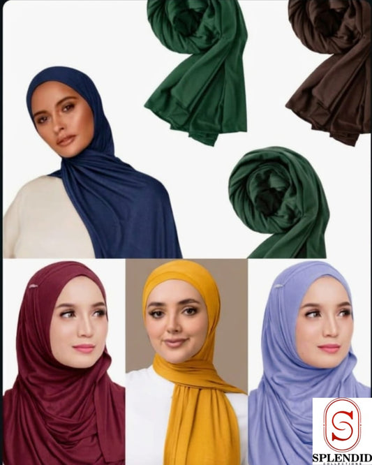 Premium Soft Stretch Jersey Hijab