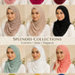 Premium Solid Chiffon Square Scarf