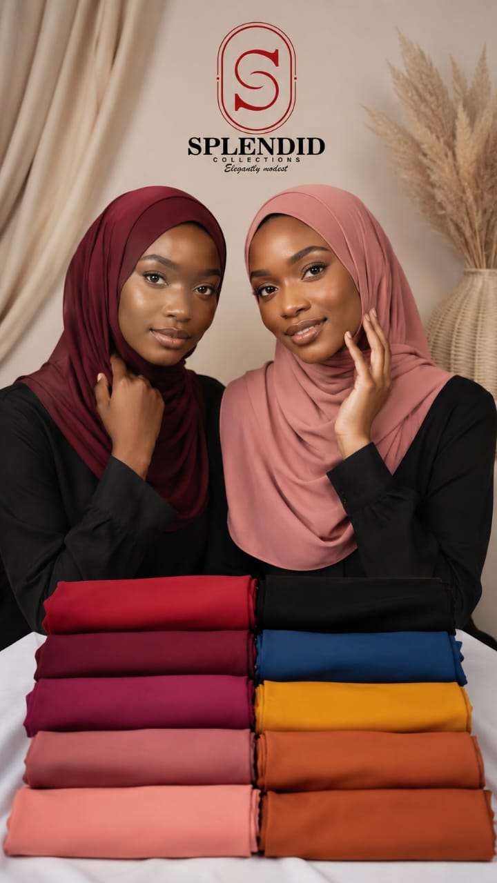 Premium Solid Chiffon Square Scarf