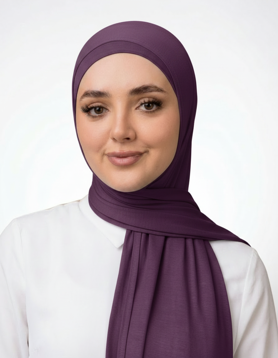 Premium Soft Stretch Two Piece Jersey Hijab