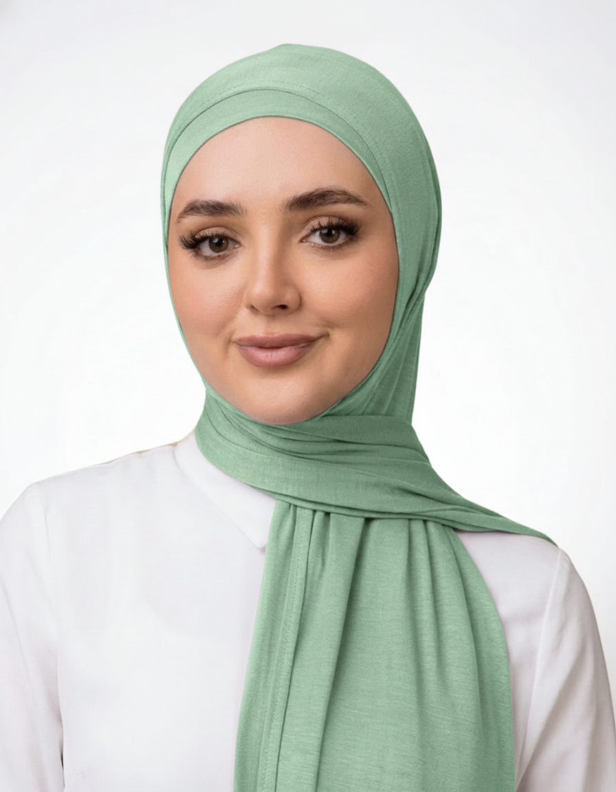 Premium Soft Stretch Two Piece Jersey Hijab