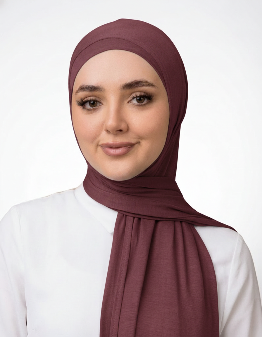 Premium Soft Stretch Two Piece Jersey Hijab