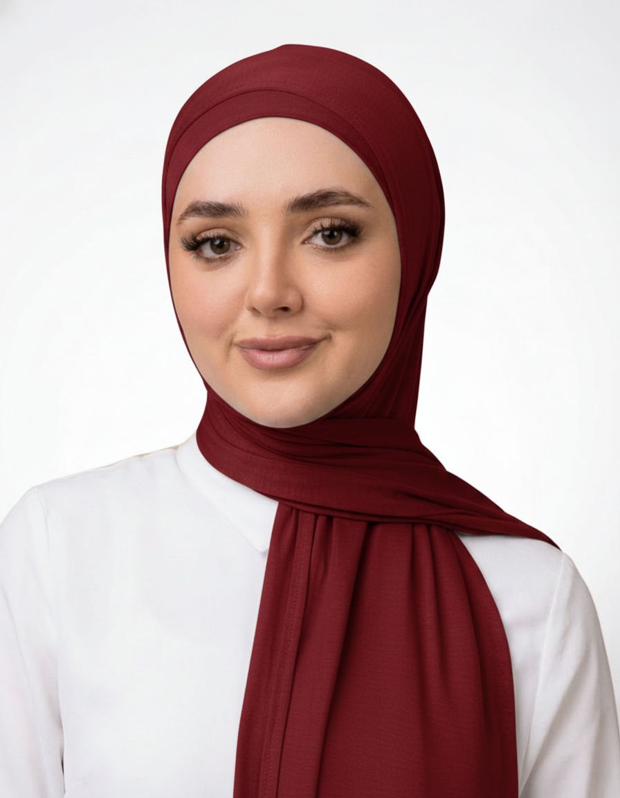 Premium Soft Stretch Two Piece Jersey Hijab