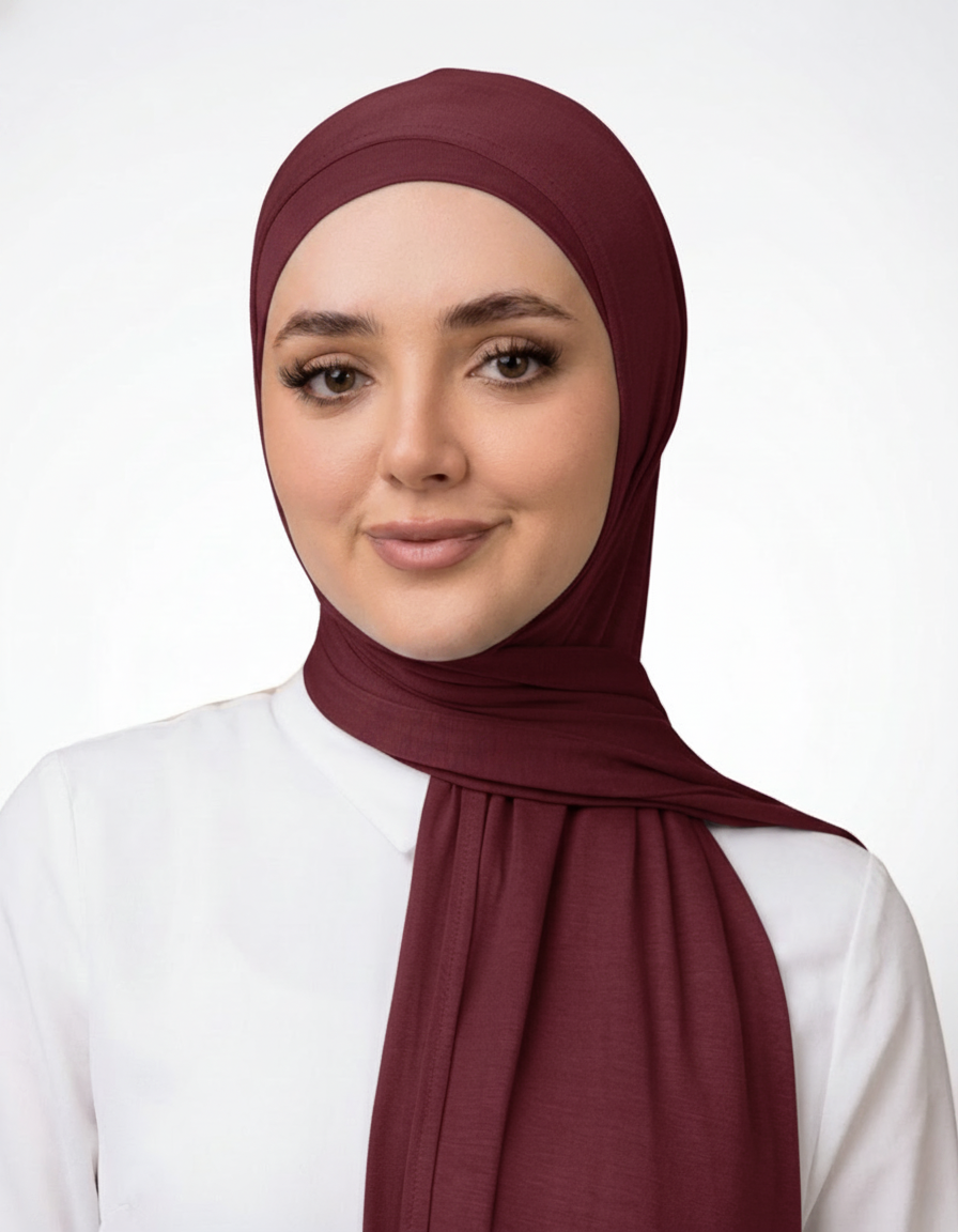 Premium Soft Stretch Two Piece Jersey Hijab