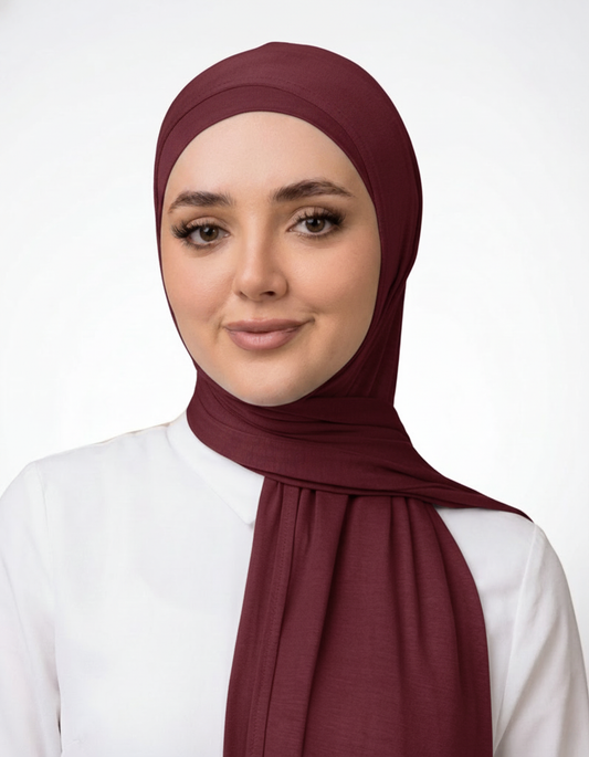 Premium Soft Stretch Two Piece Jersey Hijab