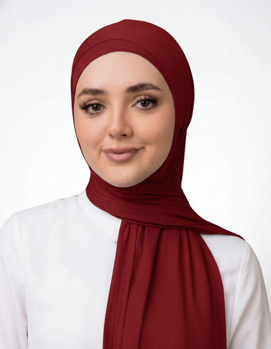 Premium Soft Stretch Two Piece Jersey Hijab