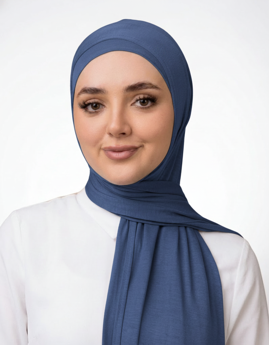 Premium Soft Stretch Two Piece Jersey Hijab