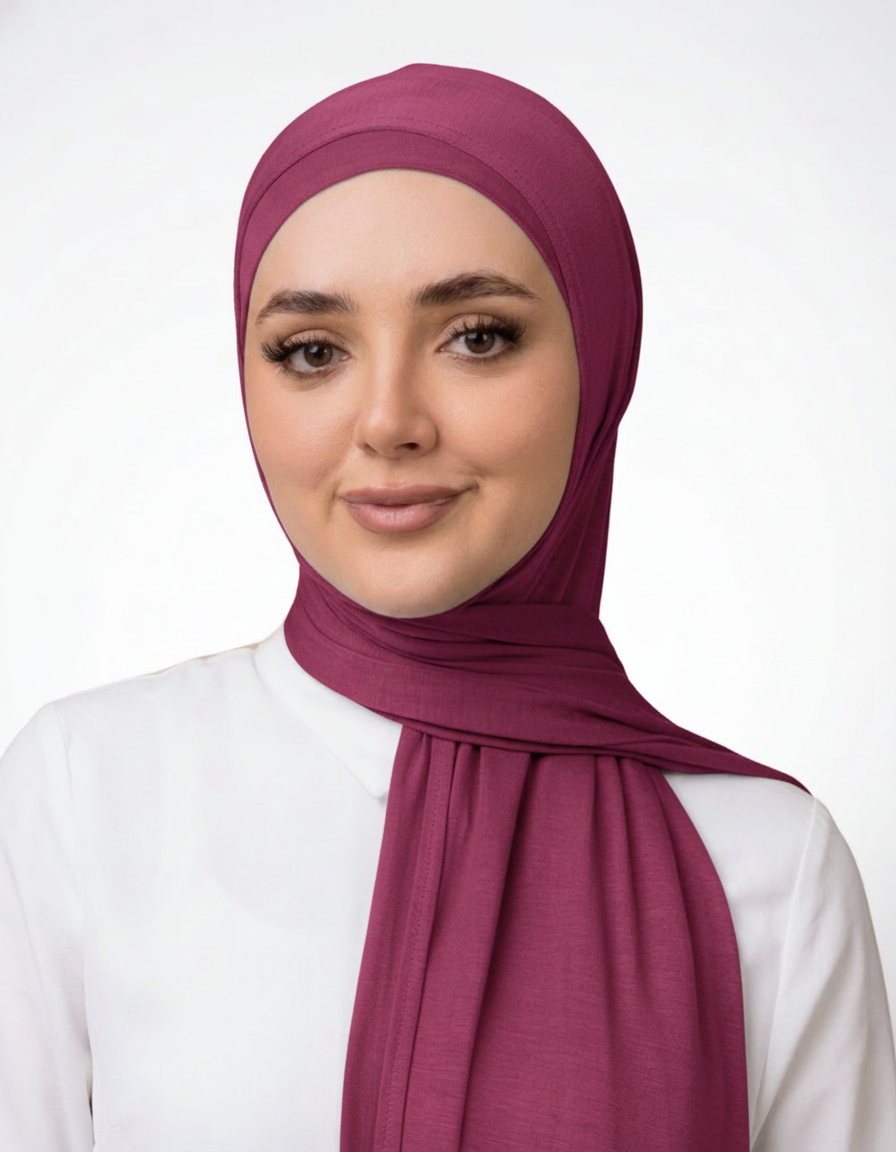 Premium Soft Stretch Two Piece Jersey Hijab