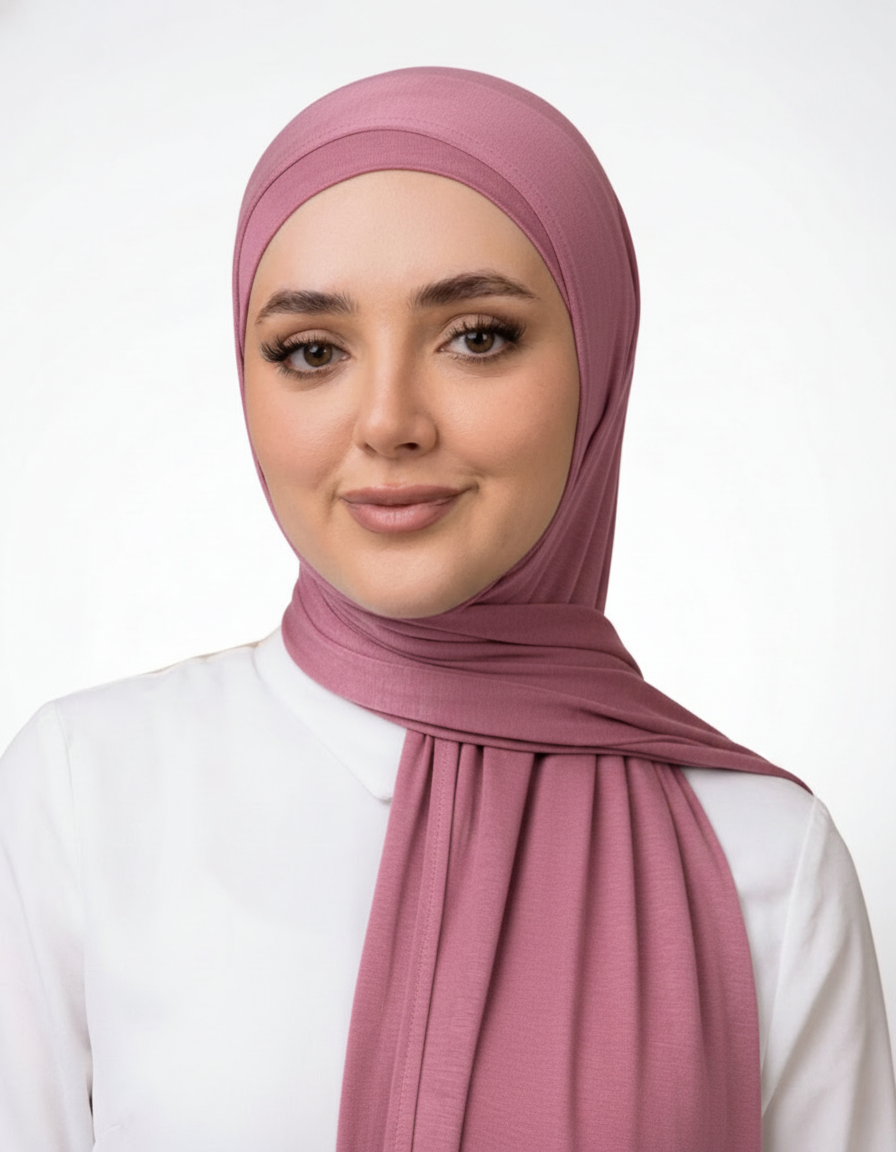 Premium Soft Stretch Two Piece Jersey Hijab