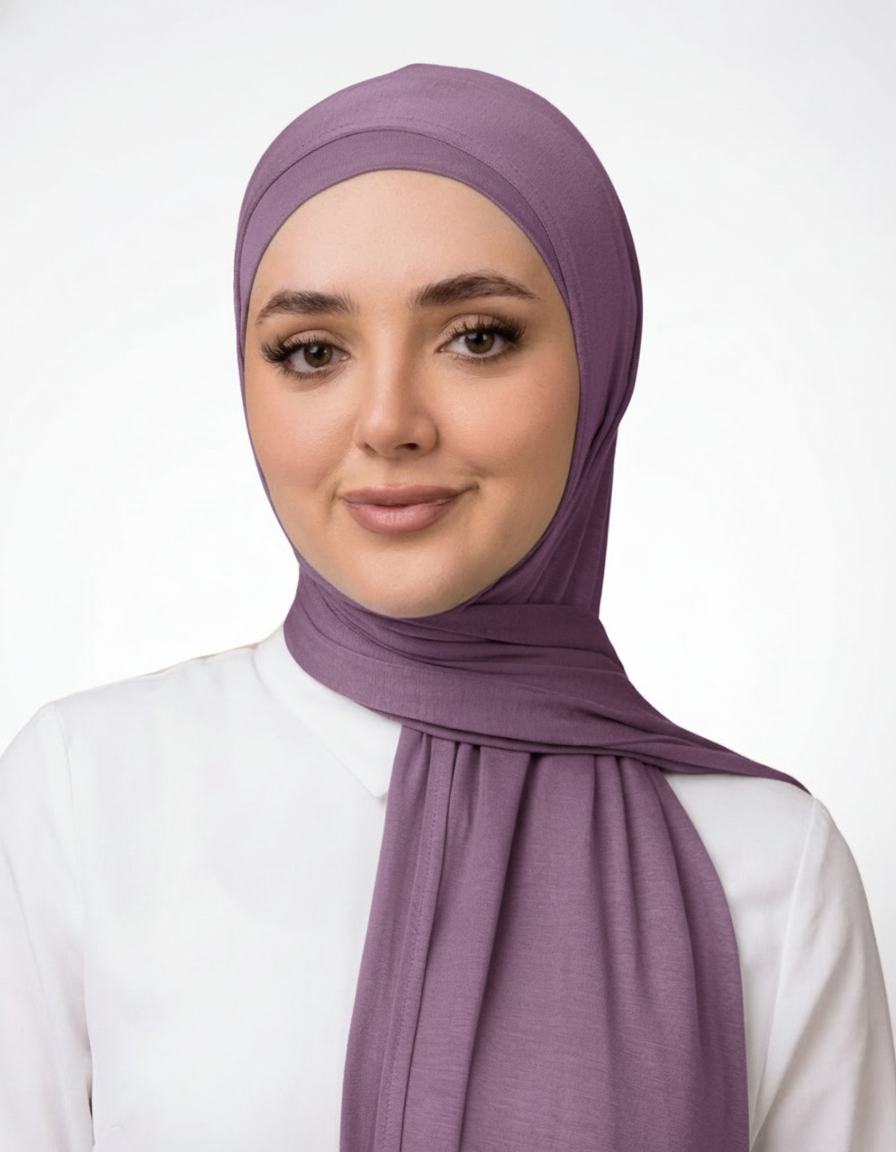 Premium Soft Stretch Two Piece Jersey Hijab