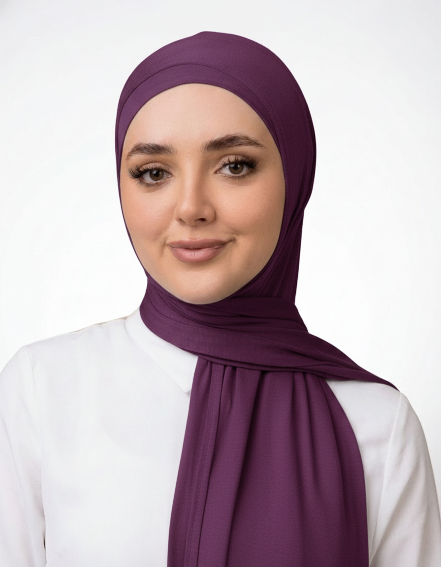 Premium Soft Stretch Two Piece Jersey Hijab