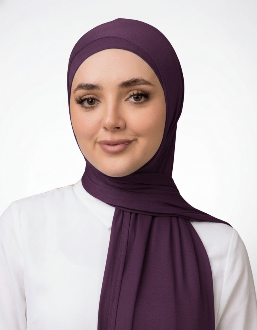 Premium Soft Stretch Two Piece Jersey Hijab
