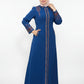 Sapphire Embroidered Abaya