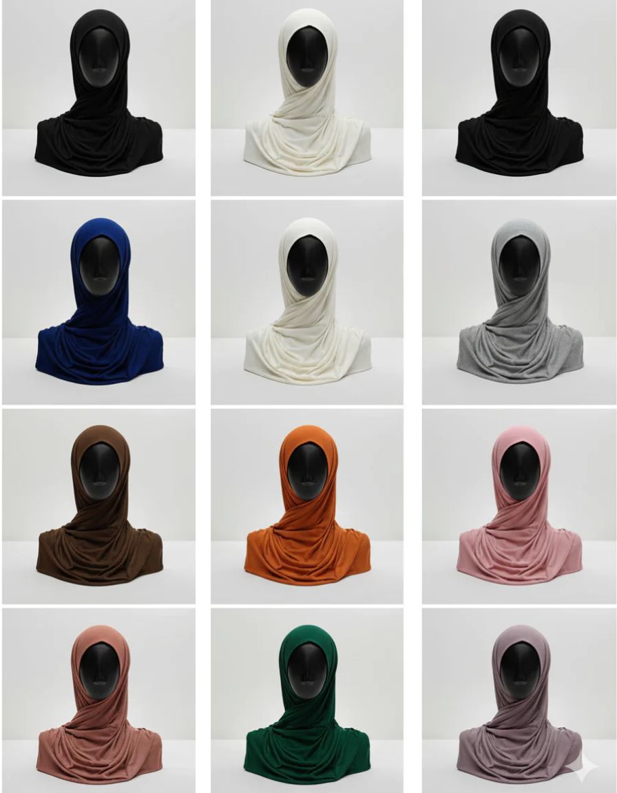 Premium Soft Stretch Jersey Hijab